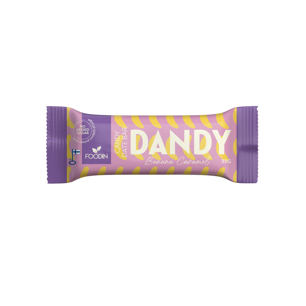 Foodin - Wholesale Snack Bar - Dandy Candy Date Bar Banana Caramel 35g0