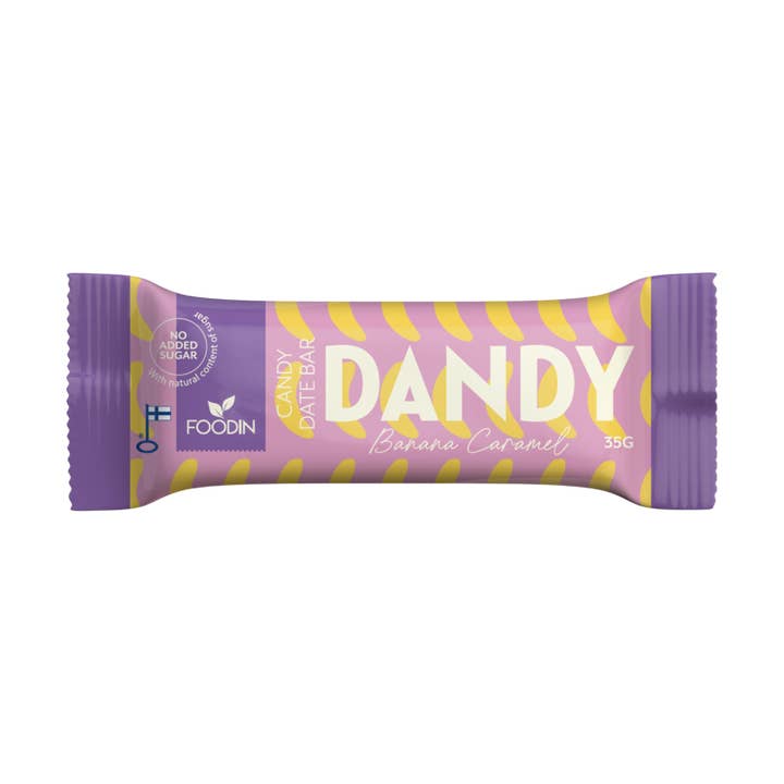Foodin - Wholesale Snack Bar - Dandy Candy Date Bar Banana Caramel 35g0