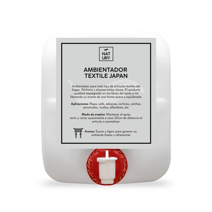 Ambientador para textiles Textile Japan Natury 20L para venta al por mayor de Natury Greencare