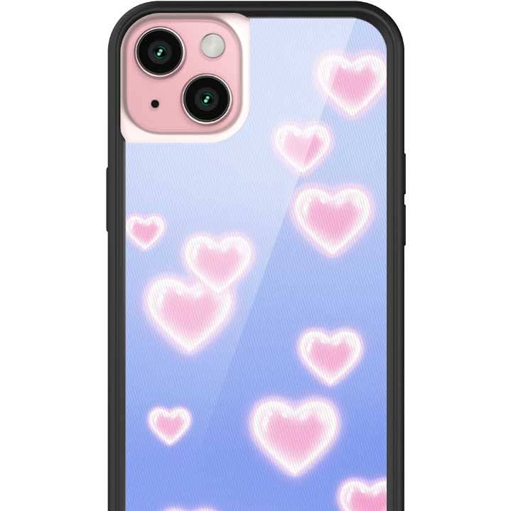 Dreamy Hearts iPhone 15 Plus Case for wholesale by Wildflower Cases
