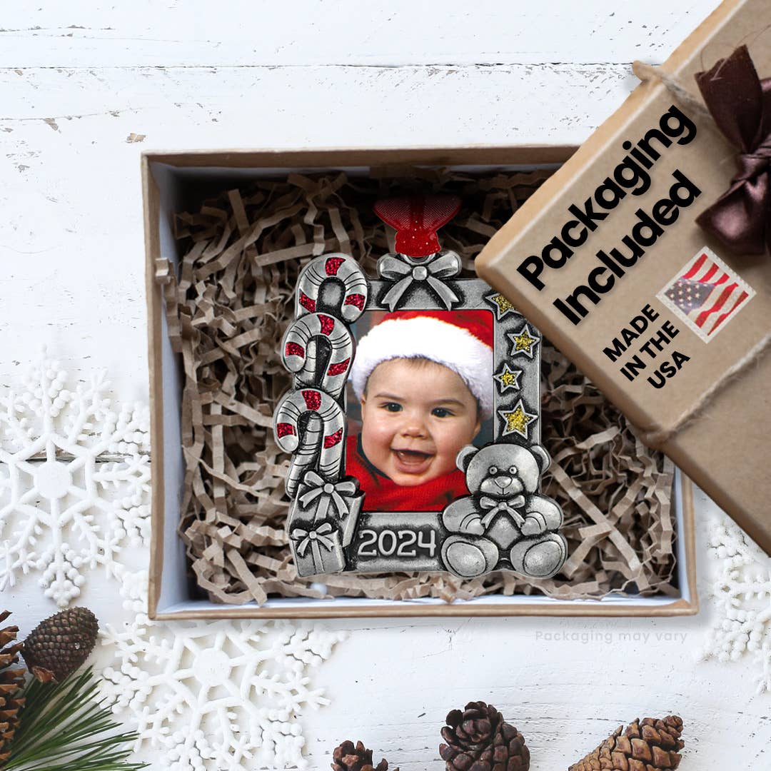 Gloria Duchin - Wholesale Ornament - Snoepstok Baby Foto Ornament8