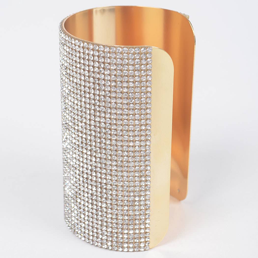 3AM BY H&D ACCESSORIES - Wholesale Manchet-armband - Metalen manchet met strass2