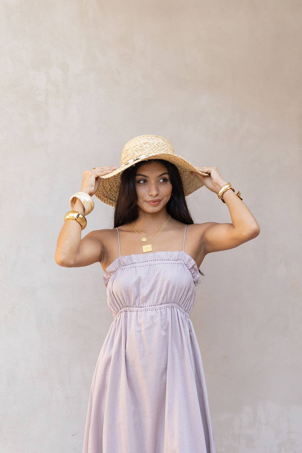 The Fox and The Mermaid - Wholesale Jurk - Dames - Handgeborduurde Zomerjurk (Damya)