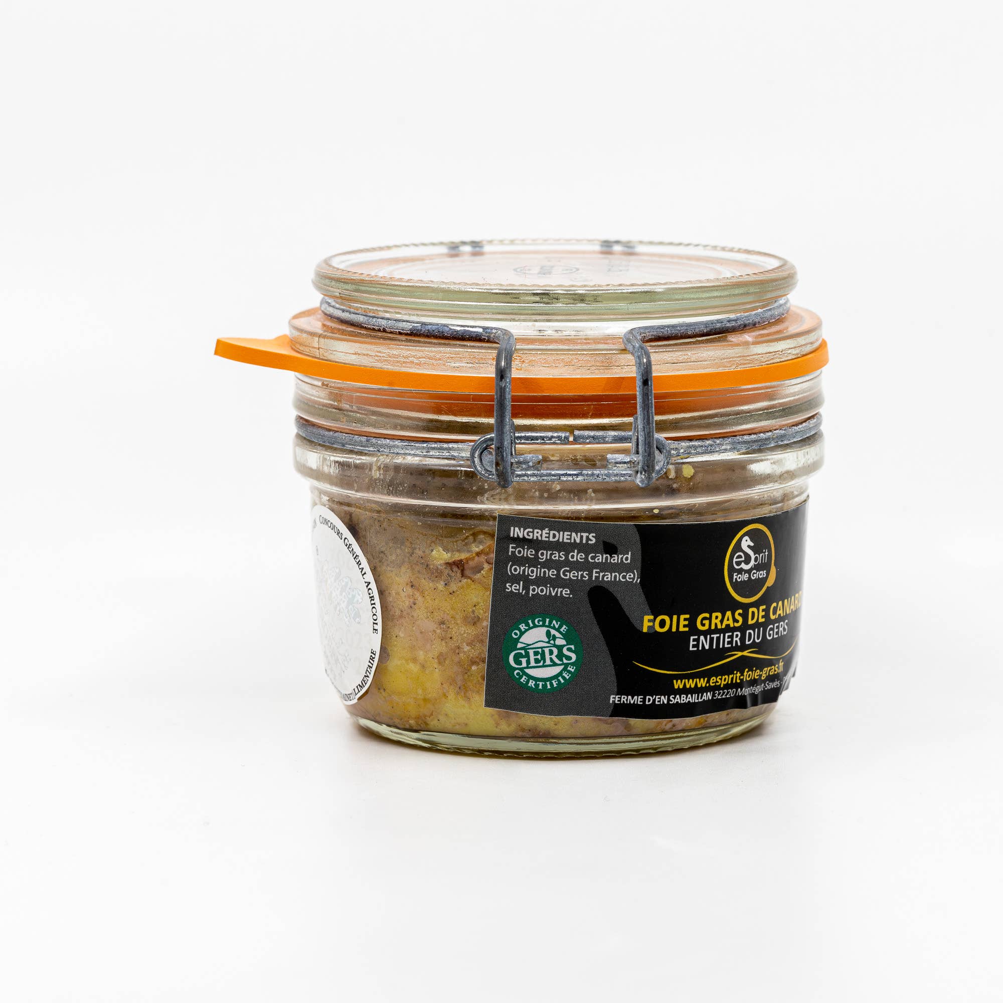 Esprit Foie Gras - Wholesale Preserves - Whole duck foie gras from Gers - 130 g1