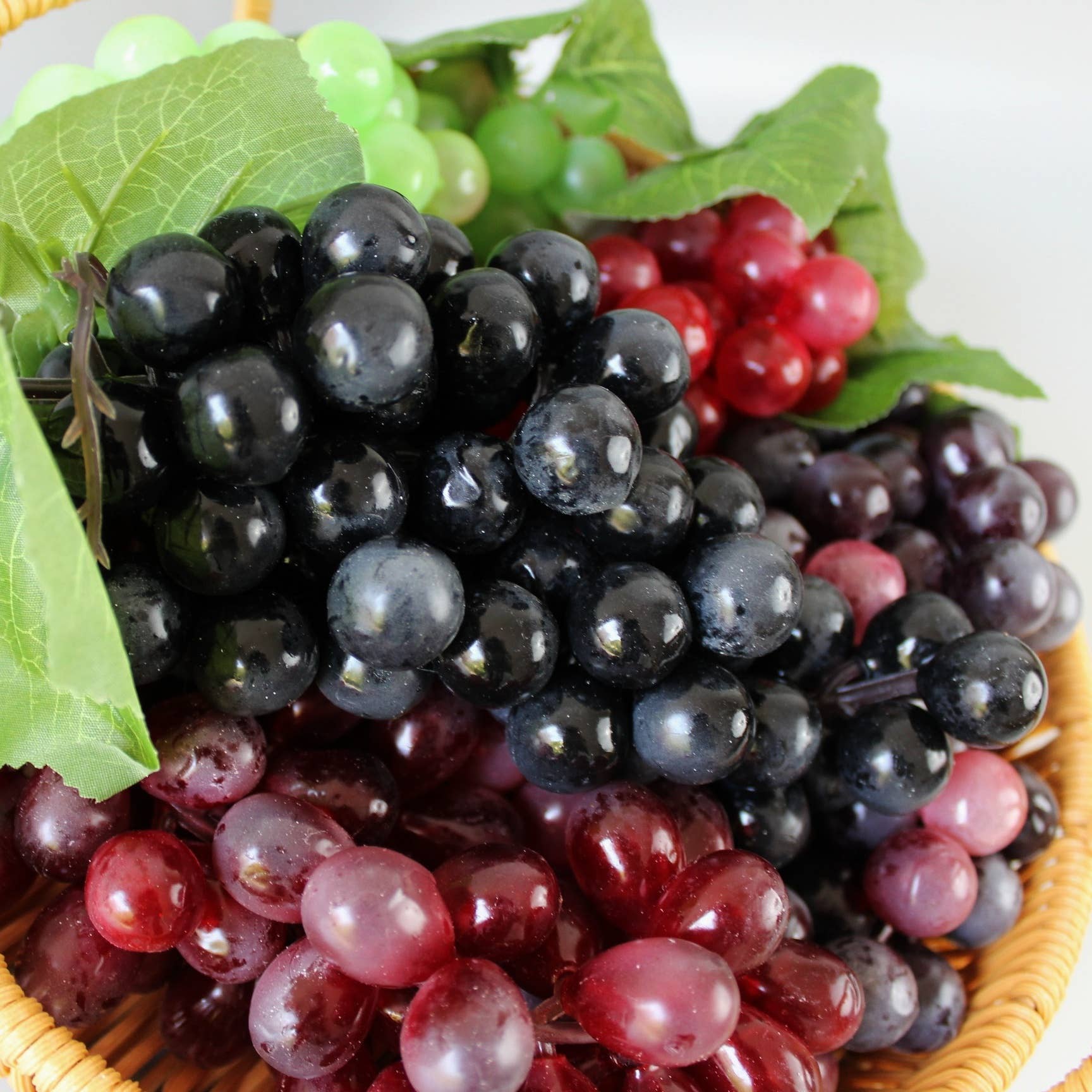 ACNITE(We cover U.S. import duties) – wholesale Konstgjorda blommor – Konstgjorda druvor som höstdekoration - fejkade frukter i lila och andra färger2