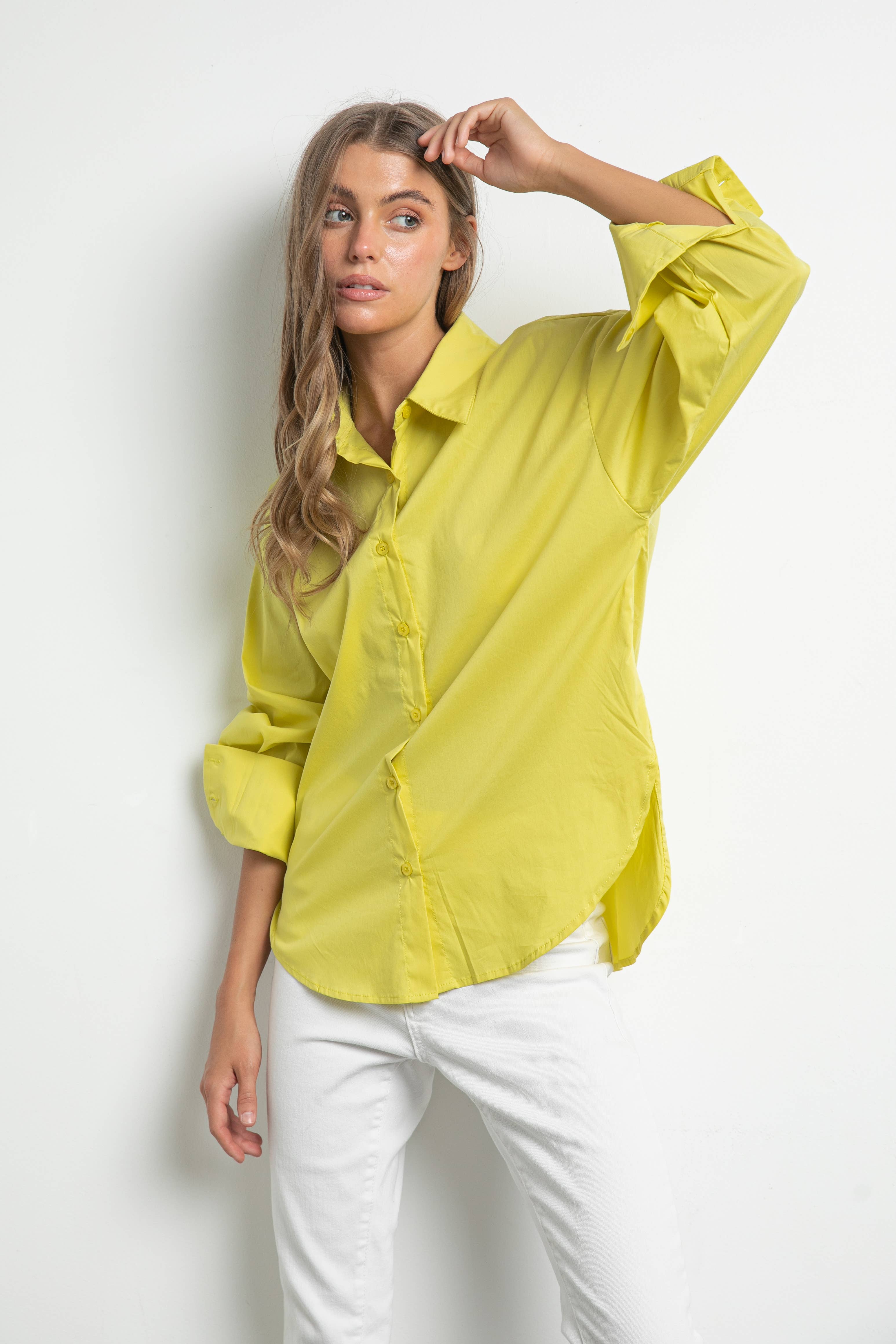 KIWI - Wholesale Button Down Shirt - Women's - IT2464 Top4