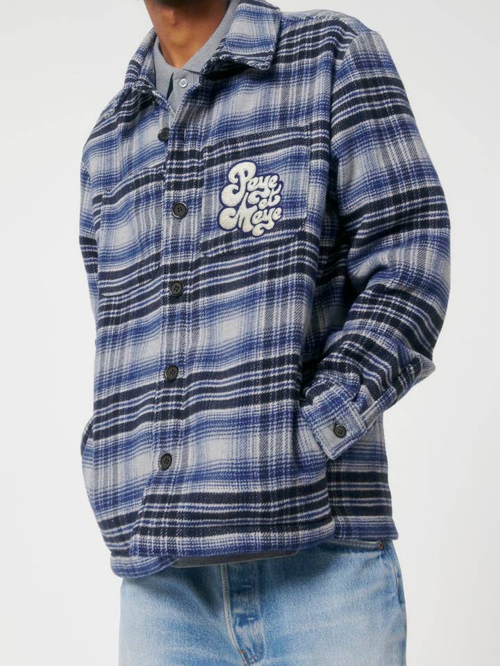 Flannel-skjortejakker i ternet "Walifornia" for engroshandel hos Peye et Meye