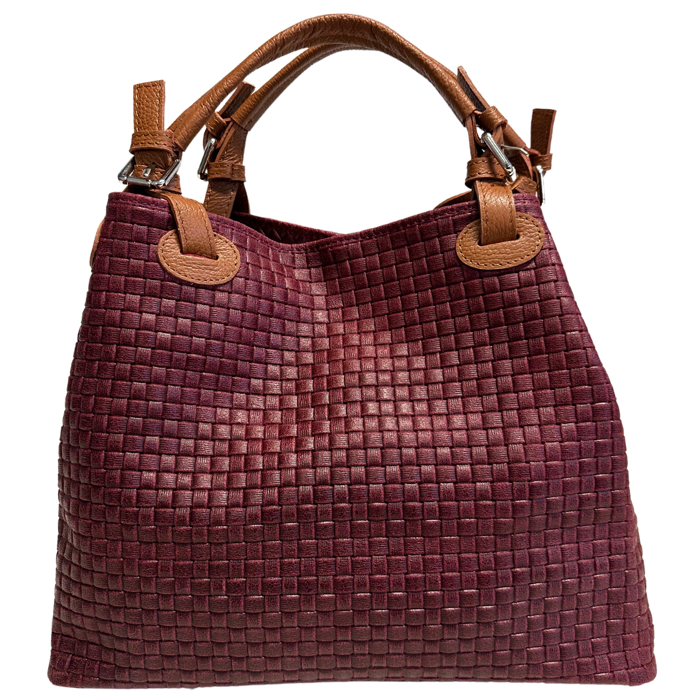 MODARNO - Wholesale Top Handle Bag - Women's - Modarno Women's Woven Print Handbag with Shoulder Strap14