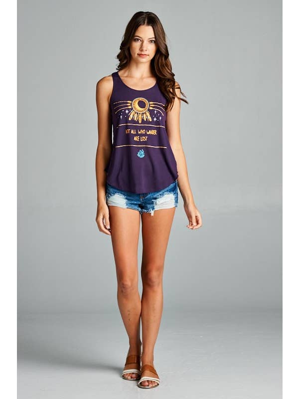 LA Soul - Wholesale Tank Top - Women's - Dream Catcher With Feather Tank Top3