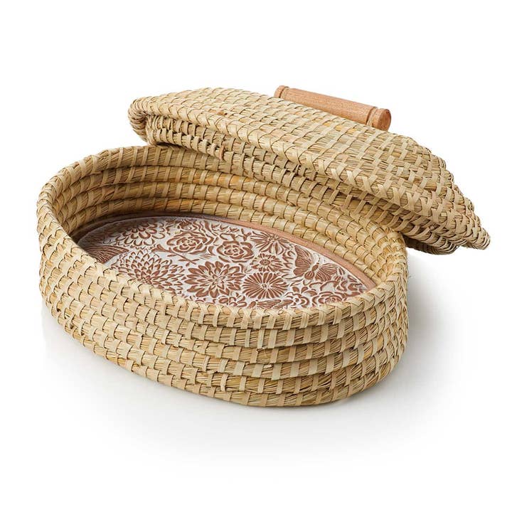 SERRV International - Wholesale Bread Box - Butterfly Garden Handmade Breadwarmer