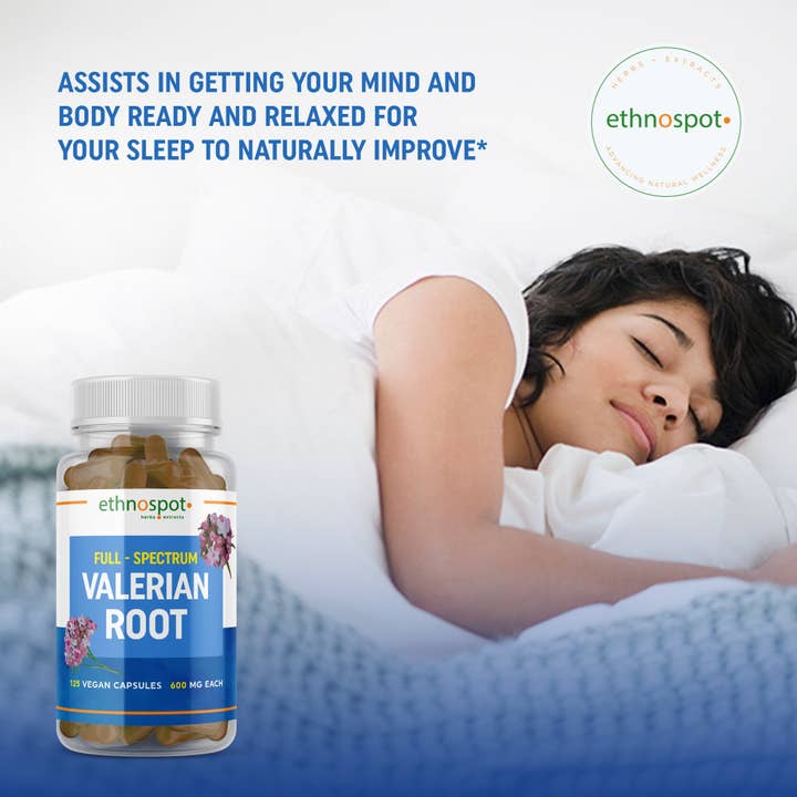 Ethnospot.com LLC – Engroshandel Kosttilskud og vitaminer – Valerian Root Urtetilskud Kapsler - 125 Kapsler