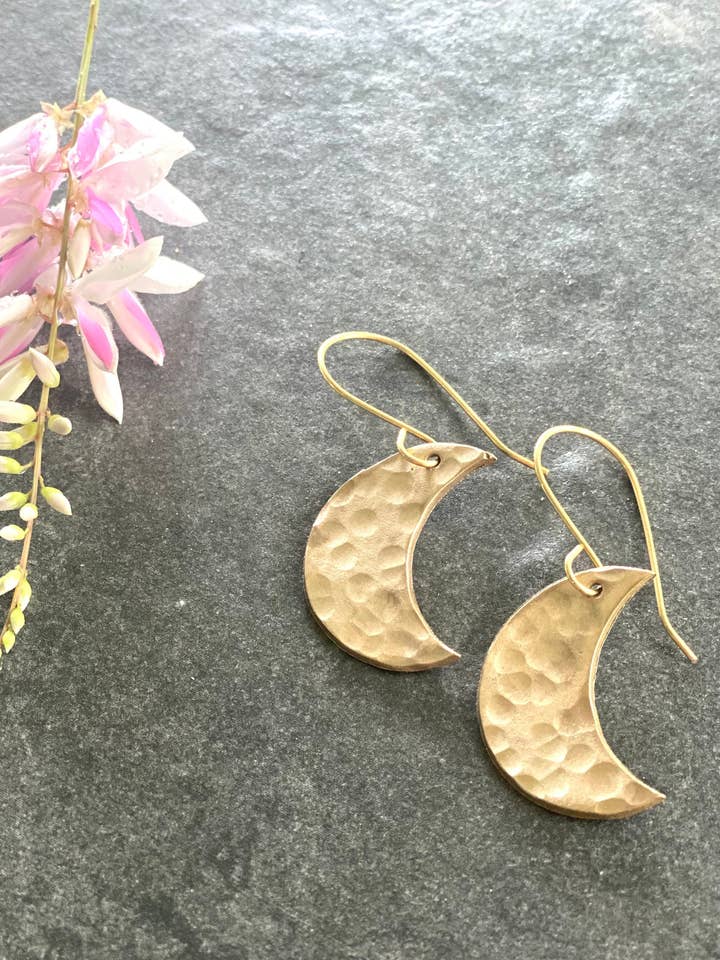 To the Moon Earrings for wholesale by Adorn