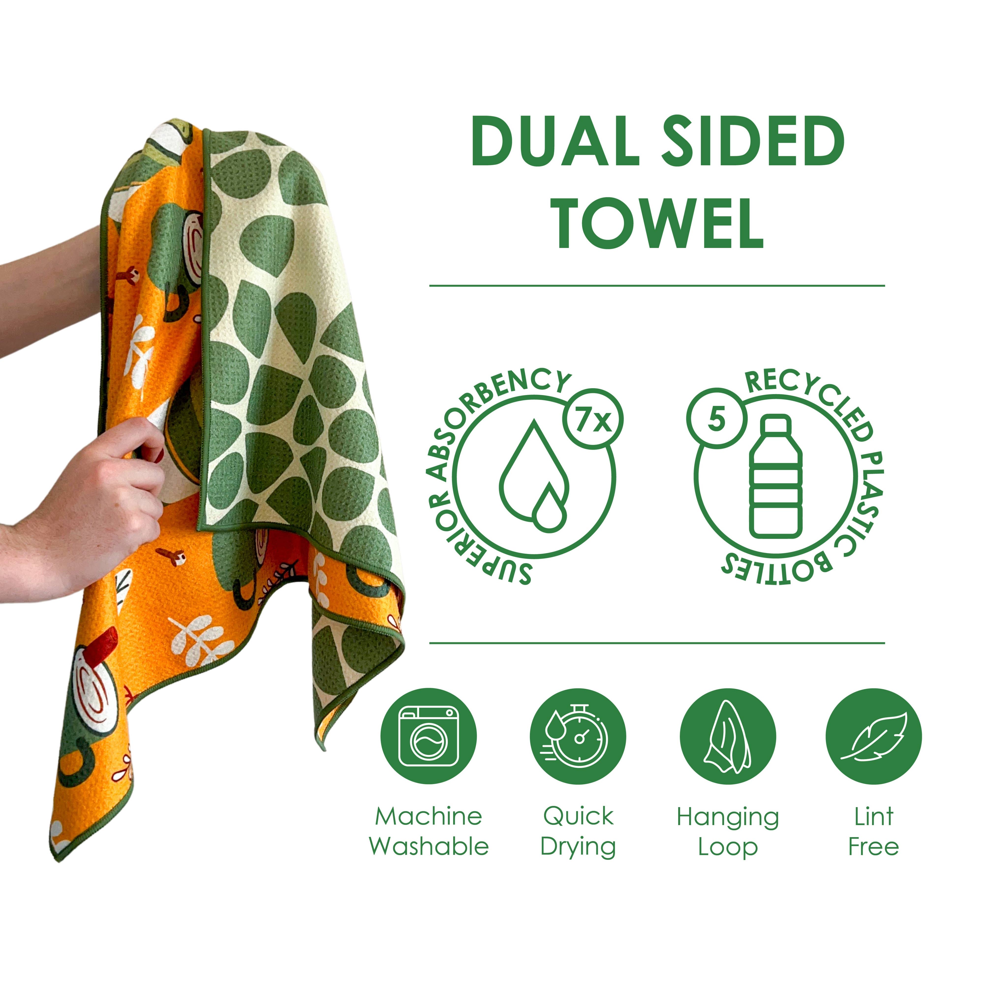 Buzzee – toalha de cozinha por atacado – Fall and Thanksgiving - Toalhas Dual Face8