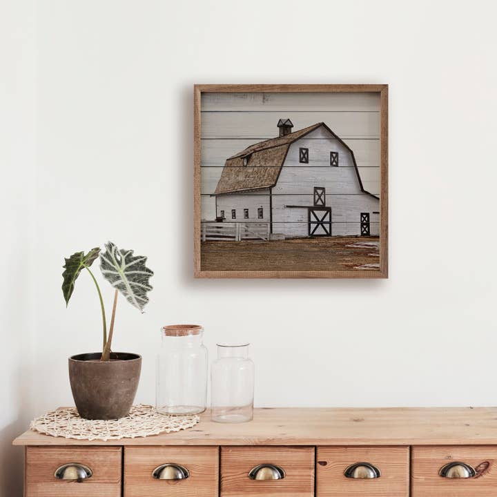 Kendrick Home - Wholesale Sign - White Barn And Fence2