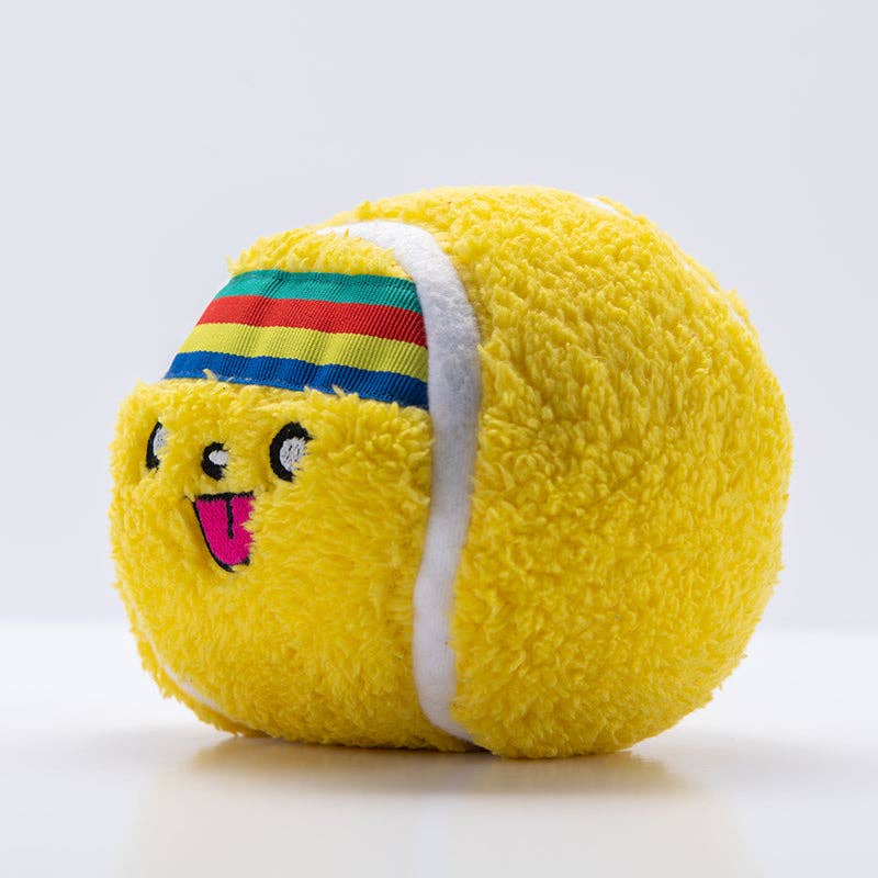 WufWuf – Squeaky Toy - Cão por atacado – Brinquedo de pelúcia para cachorro WufWuf Wimballdog bola de tênis gigante com apito3