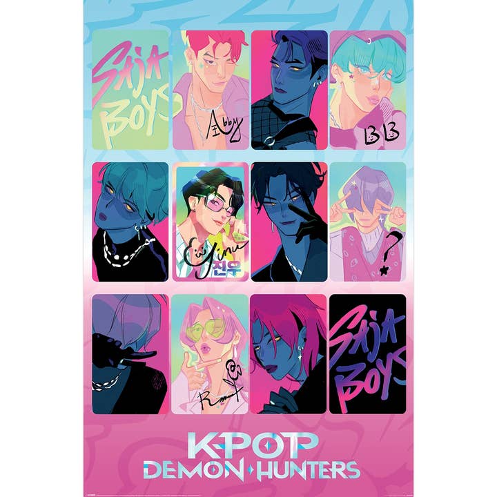 K-POP Demon Hunters (Licht en Donker) 61 x 91,5 cm Maxi Poster voor wholesale door Pyramid International
