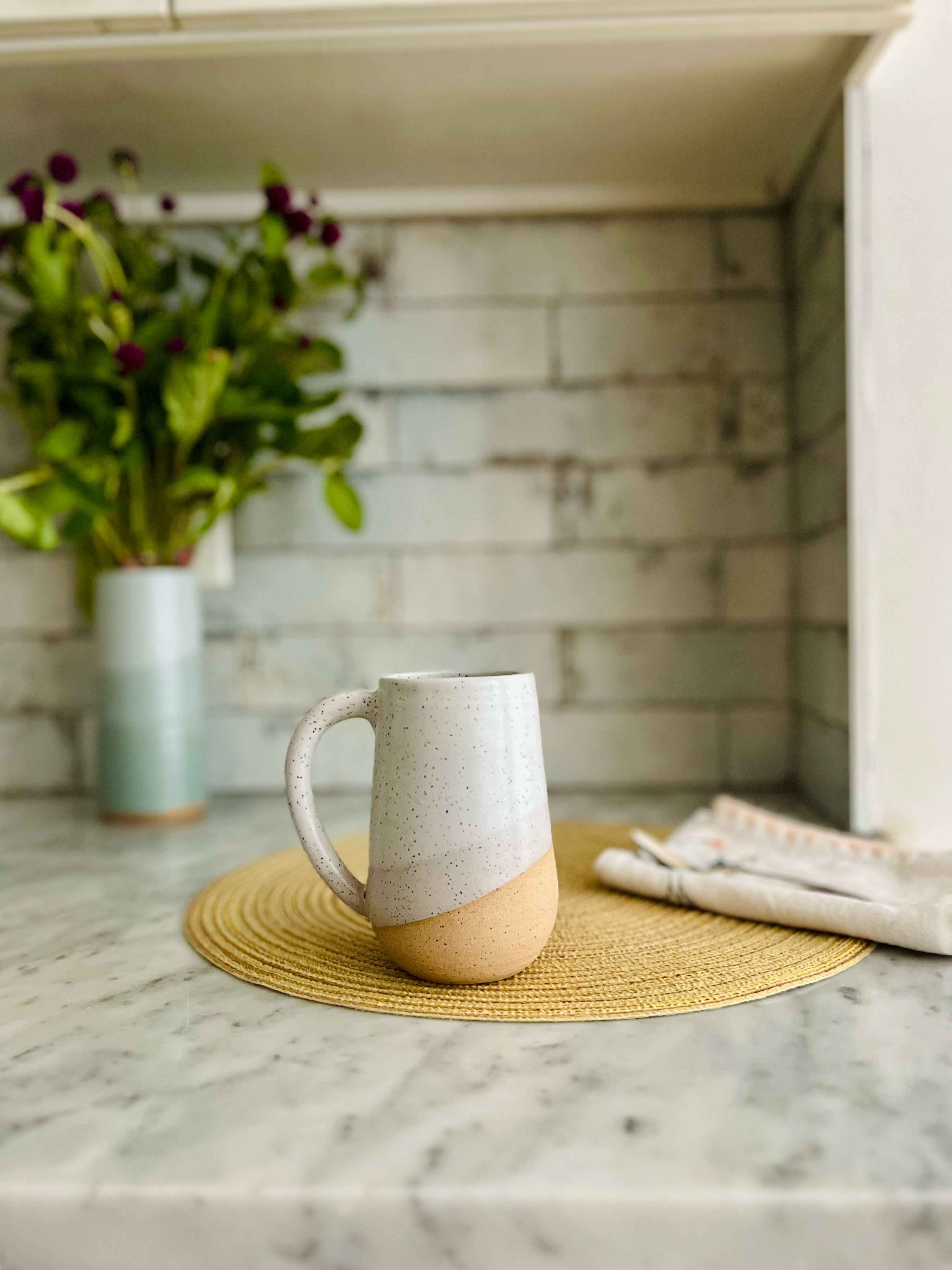 Hands On Ceramics - Wholesale Coffee Mug - Ceramic Tall Round-Bottom Mug - 16 ounce mug3