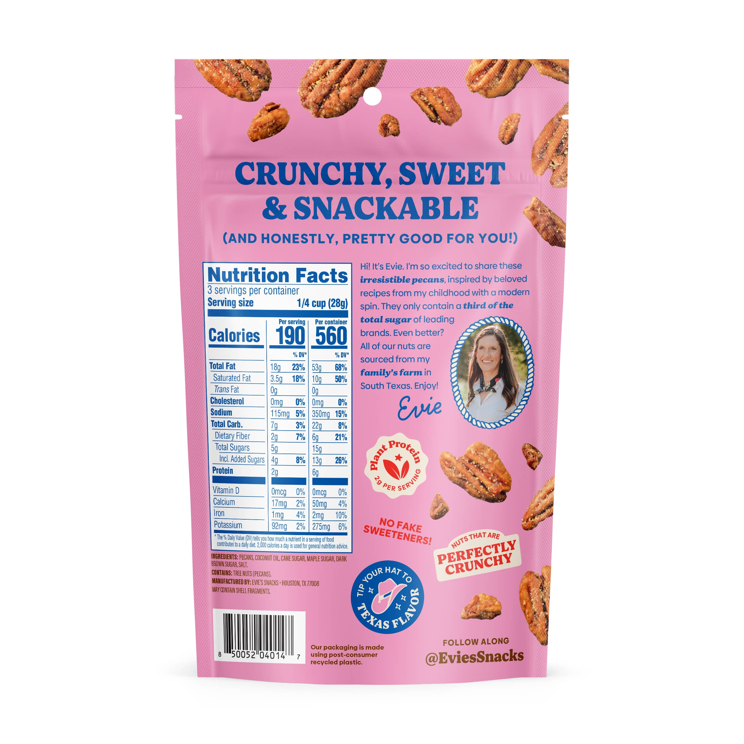 Evie's Snacks - Wholesale Nuts - Sweet & Salty Candied Pecans - Gourmet Valentine's Day Snack2