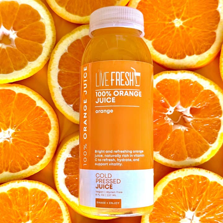 Live Fresh Juicery - Wholesale Wellness Juice/Tonic - 100% Orange Juice2