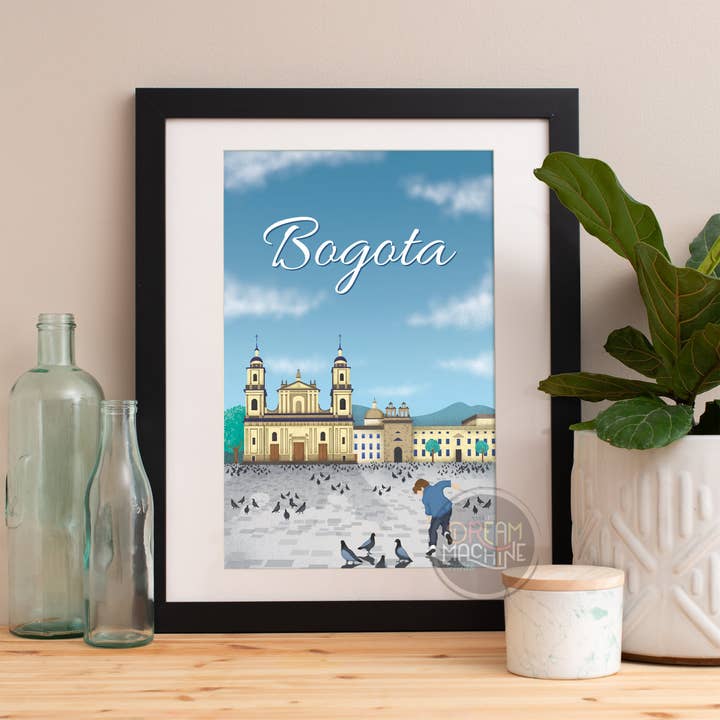 Impressão de Bogotá, Horizonte de Bogotá, Arte de Bogotá, Cartaz de Bogotá, Aquarela de Bogotá, Arte de Bogotá, Mapa de Bogotá, Arte de Parede de Bogotá, Colombia Art Travel32 por atacado de DreamMachine Prints