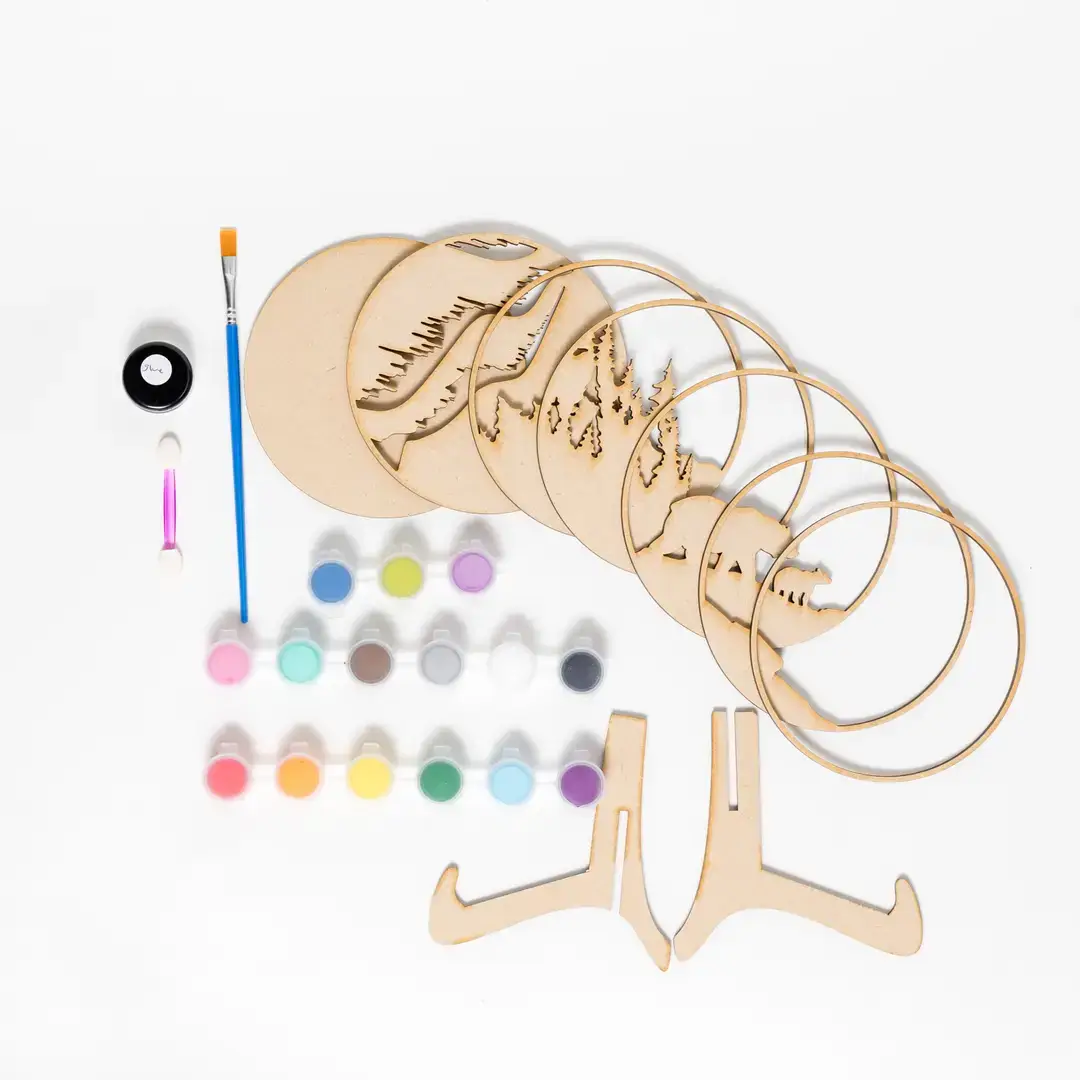 Our Little Makery – Großhandel Bastelset – Moonlight Peaks Shadow Box-Set9