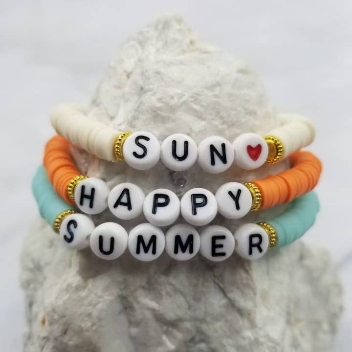 The Pretty Jewellery - Wholesale Beaded Bracelet - HAPPY SUMMER SUN Heishi Bracelet3