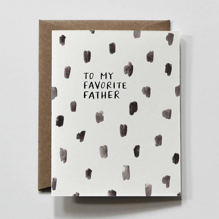 Fars dag favorit far | Fars dag gratulationskort för wholesale av everglow handmade