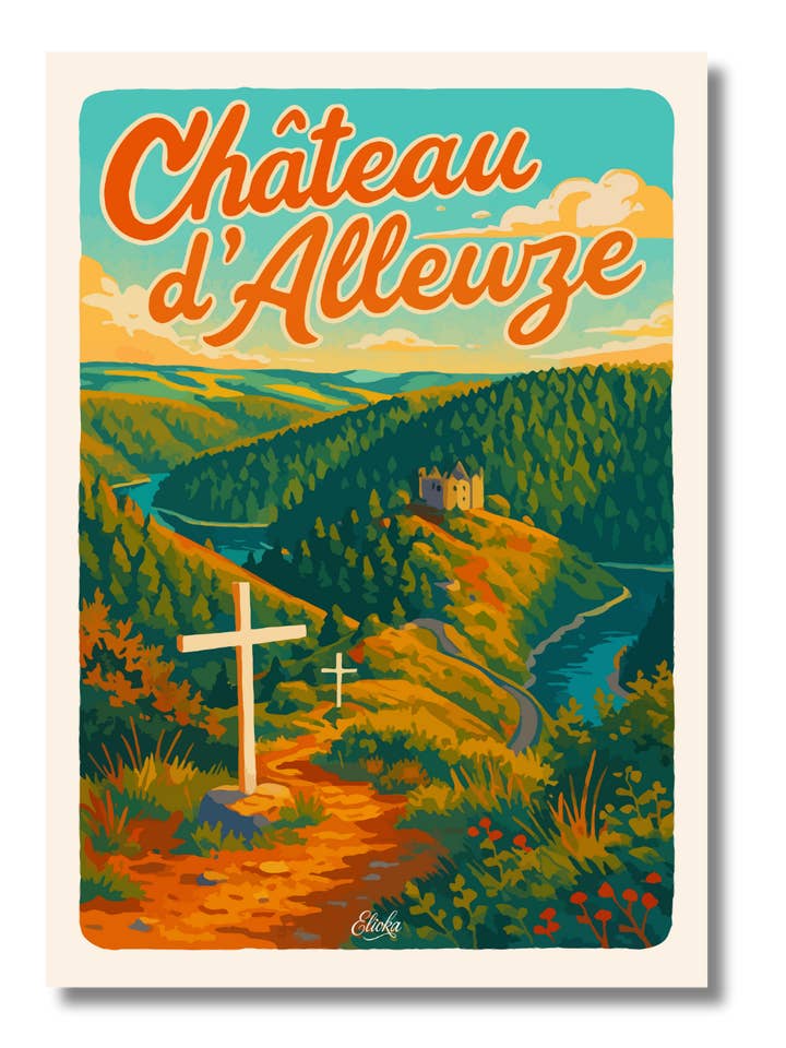 Display Château d'Alleuze for wholesale by ELIOKA