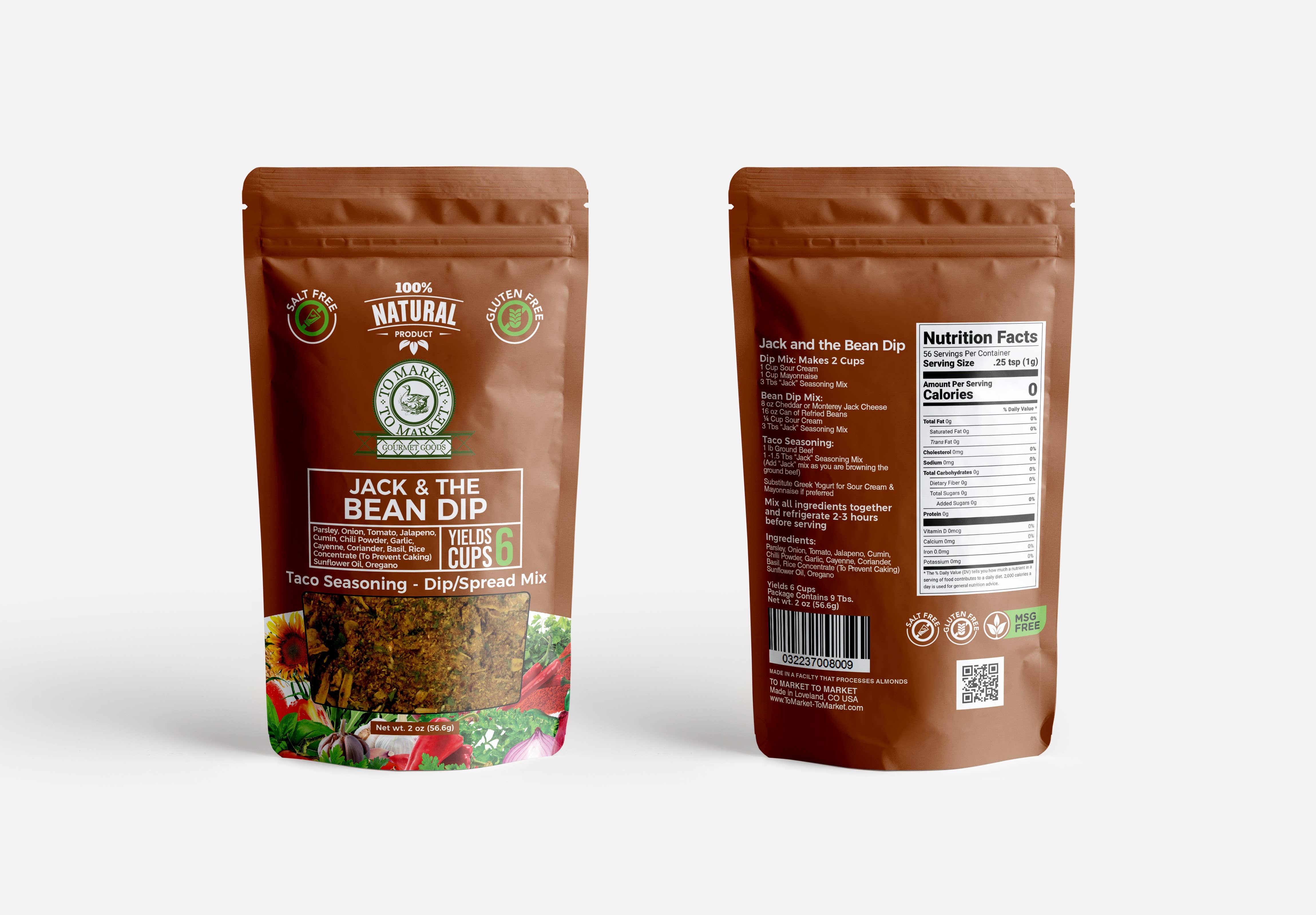 To Market- To Market - Dips & Spreads - Wholesale Dip - Jack and The Bean Dip - Dip Mix3