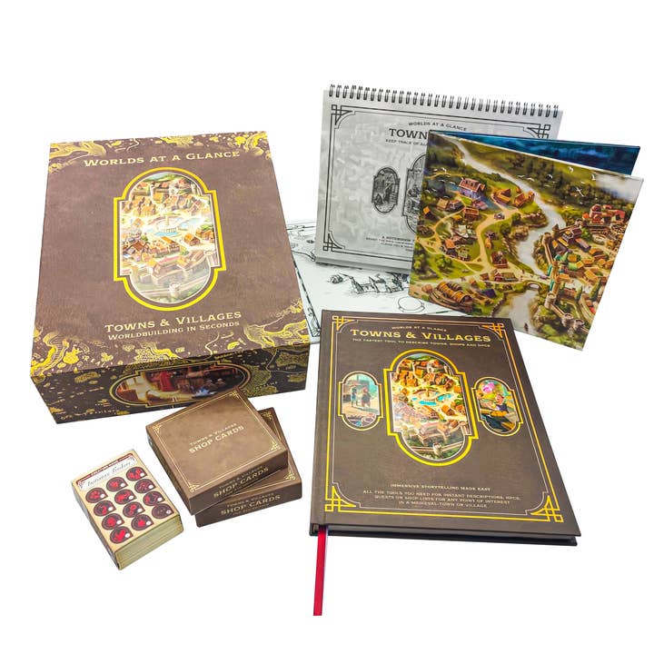 Towns & Villages Box Set - World at at Glance for wholesale by Bridge Distribution