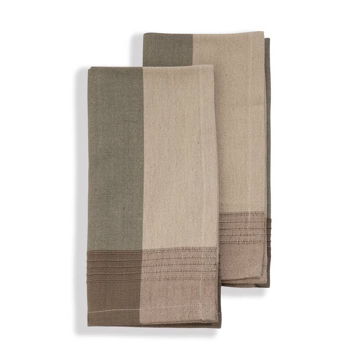 Cotton Napkins | Moonstone Handwoven | Fair Trade (set of 2) for wholesale by Sustainable Threads