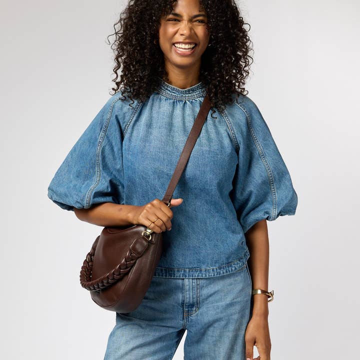 O My Bag – Engroshandel Skuldertaske – til kvinder – Lana - Chokolade Blød Korn8