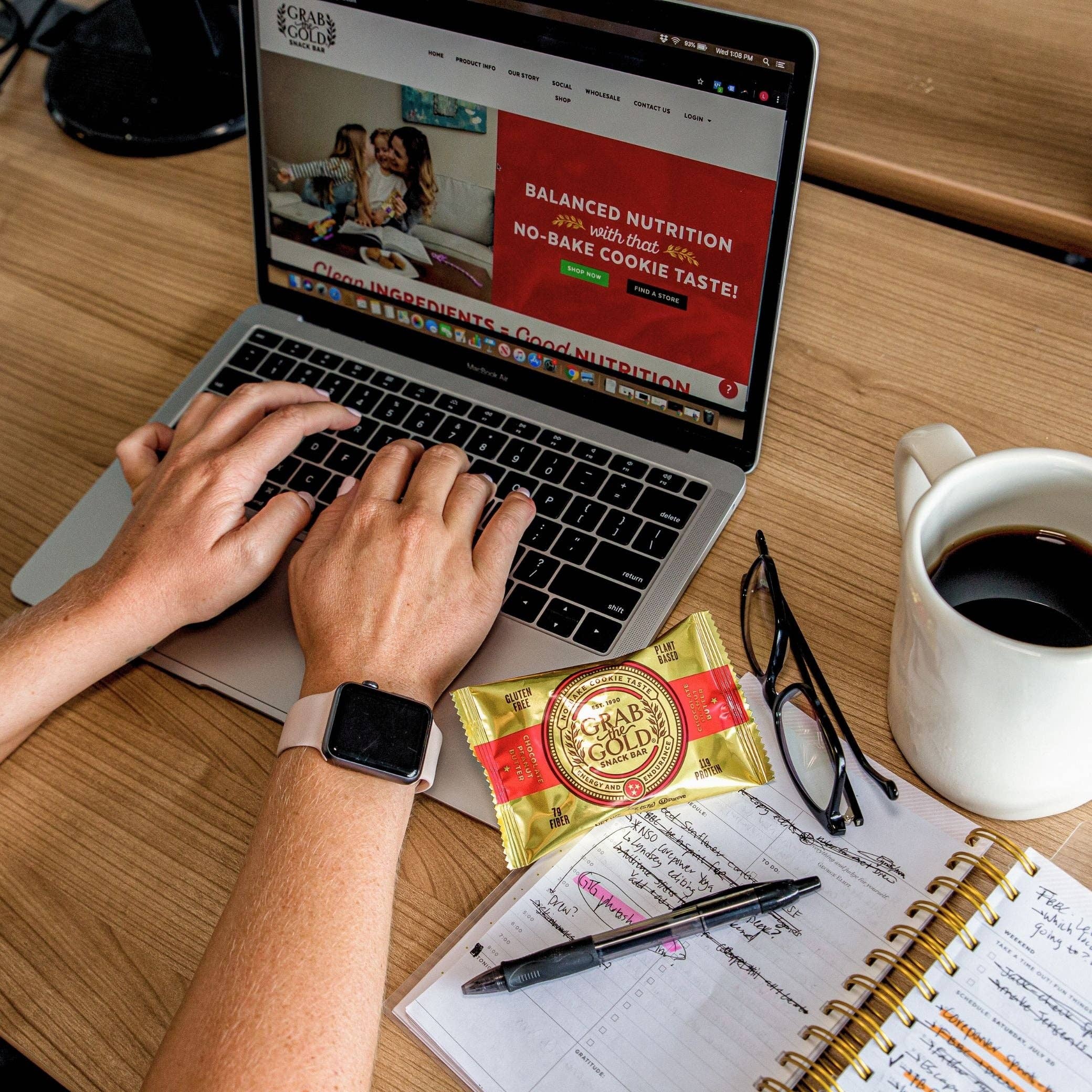 Grab The Gold - Wholesale Snack Bar - 12 Snack Bars - Chocolate Peanut Butter4