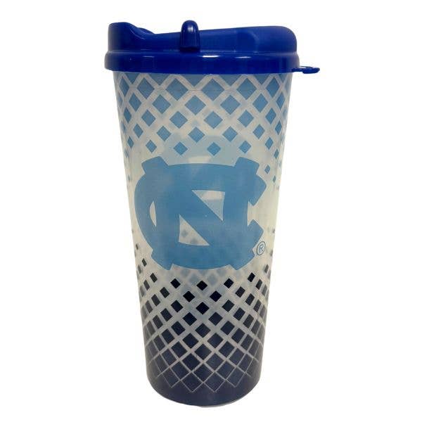 St. Louis Wholesale LLC - Wholesale Insulated Mug/Tumbler - UNC Tarheels Tumblers - 24OZ Grid Style - Double Walled