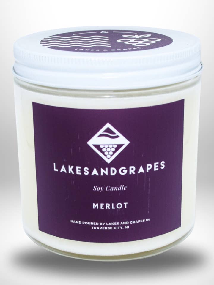 Kaars - Merlot voor wholesale door Lakes And Grapes