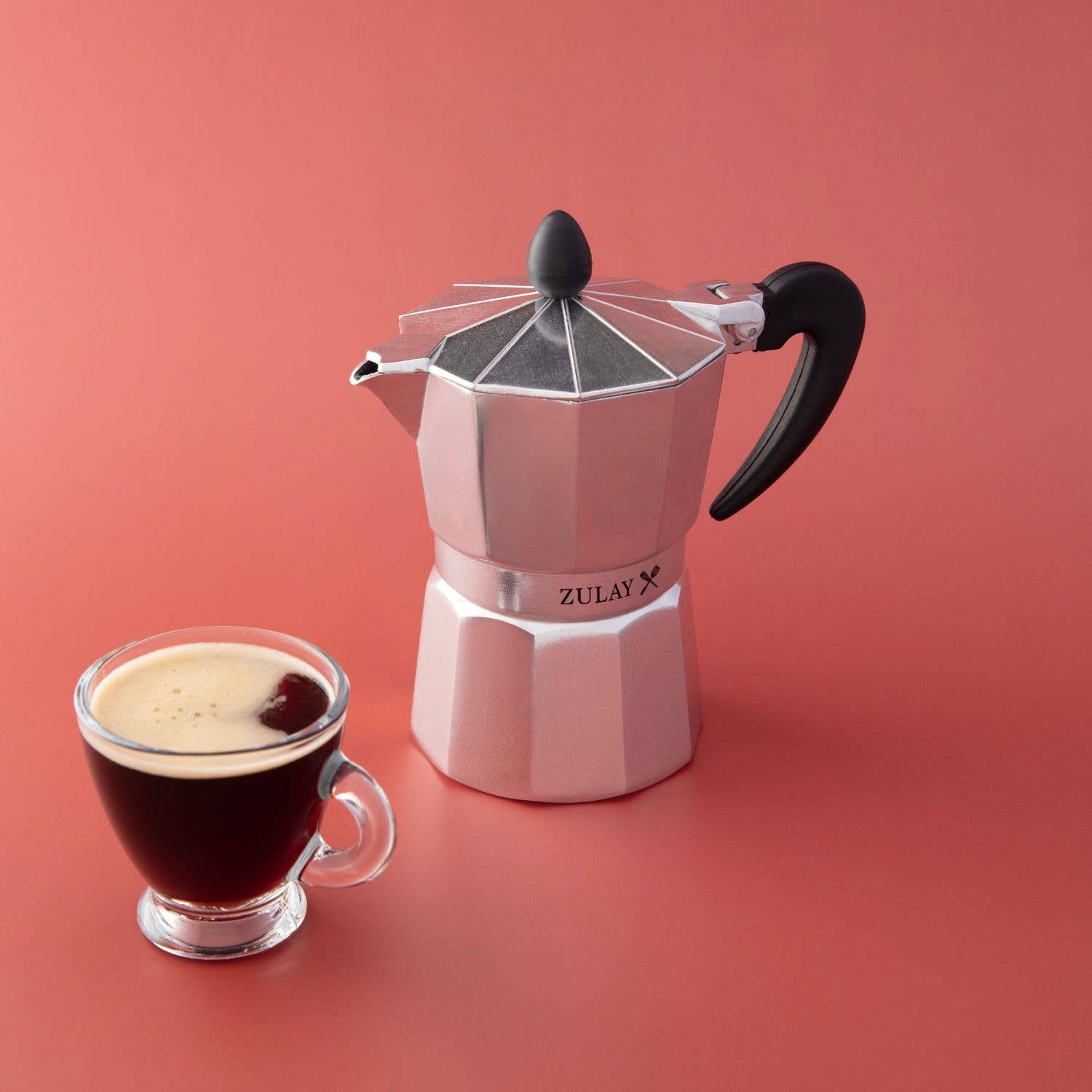 Zulay Kitchen - Wholesale Espresso Maker - Stovetop Espresso Moka Pot – 3 Cup 5