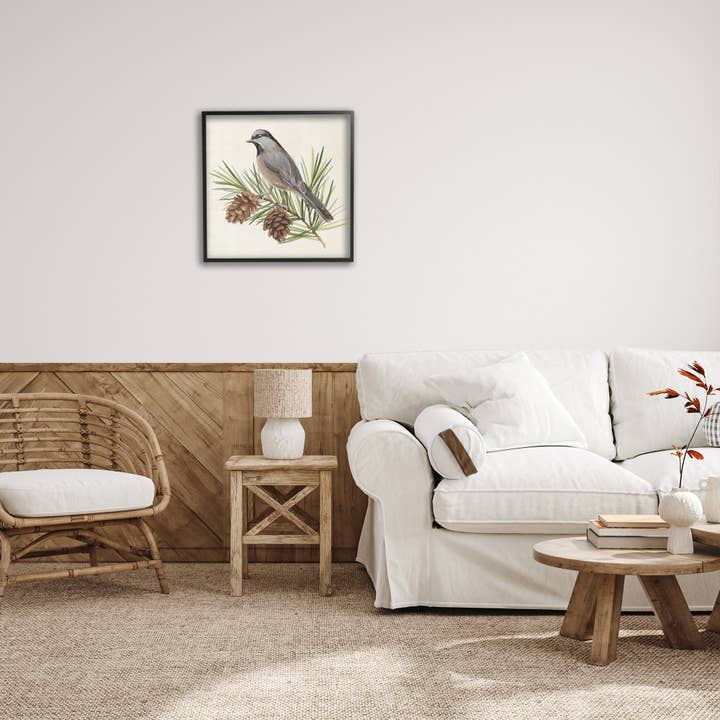 Stupell Industries - Wholesale Wall Sign - Bird on Pine Tree - Framed Wall Art6