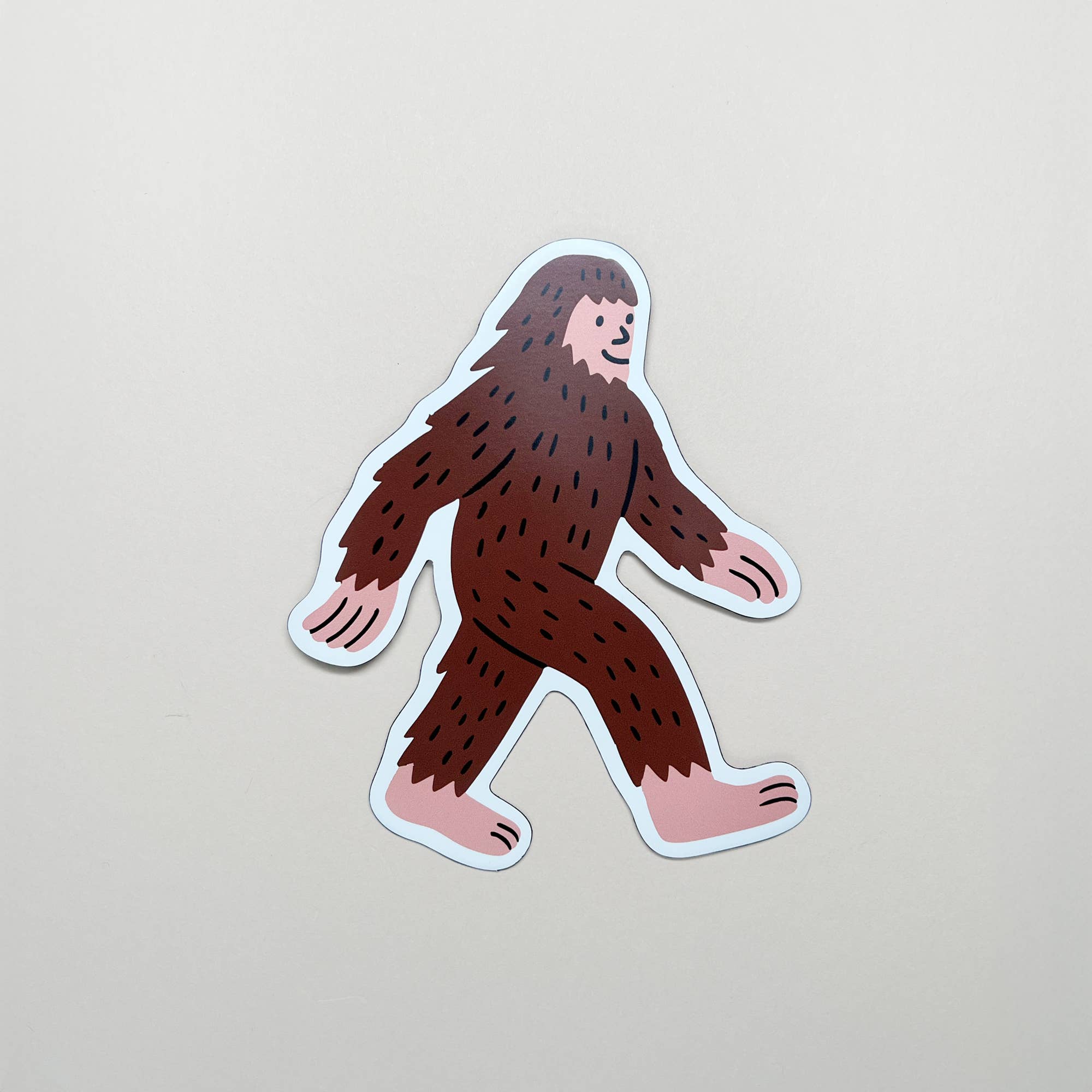 Sungy Side Up - Wholesale Magnet - "Wild & Free" Big Foot, Sasquatch Die-Cut Magnet1