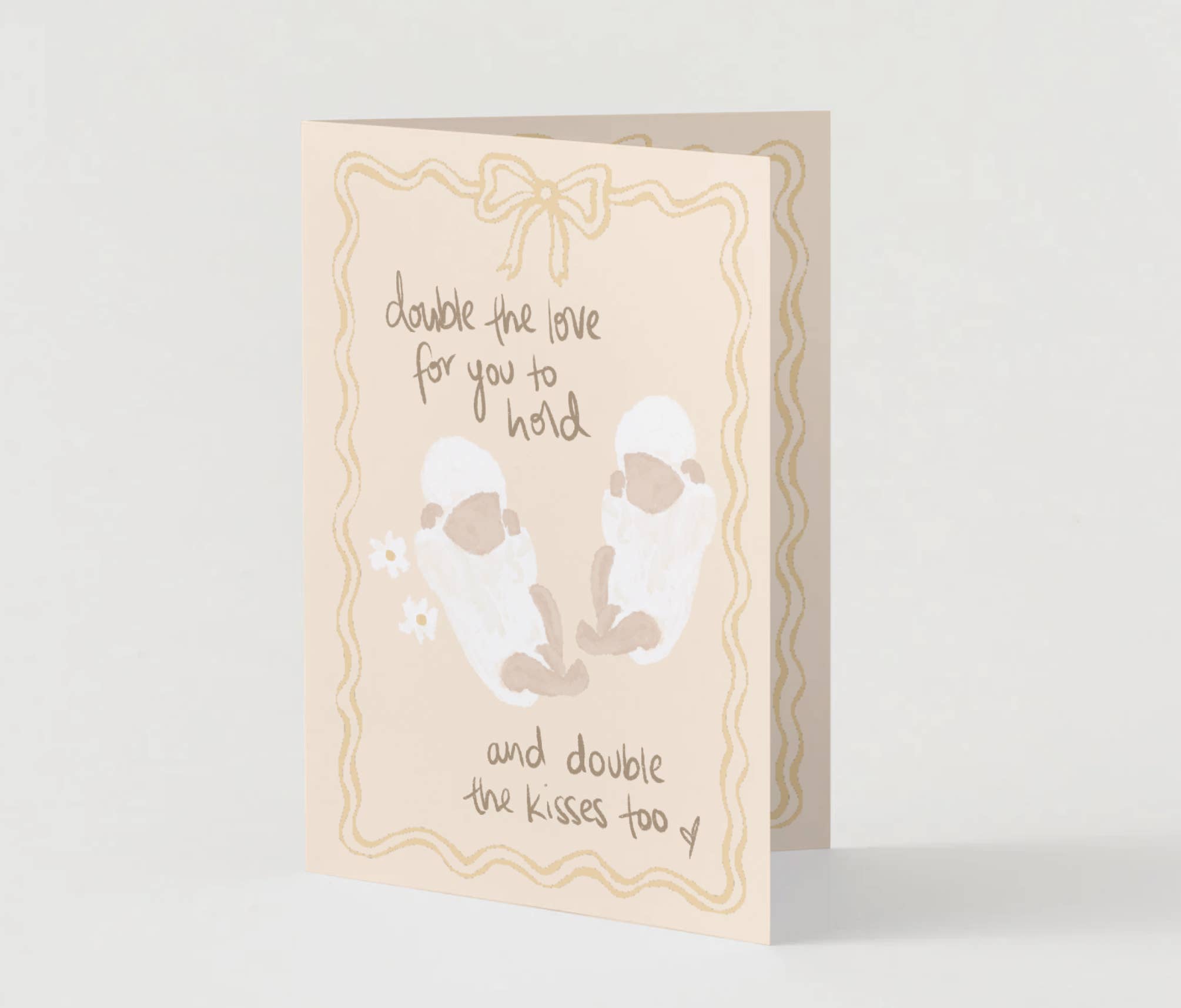 the name nest - Wholesale Baby card - Double the love twins card