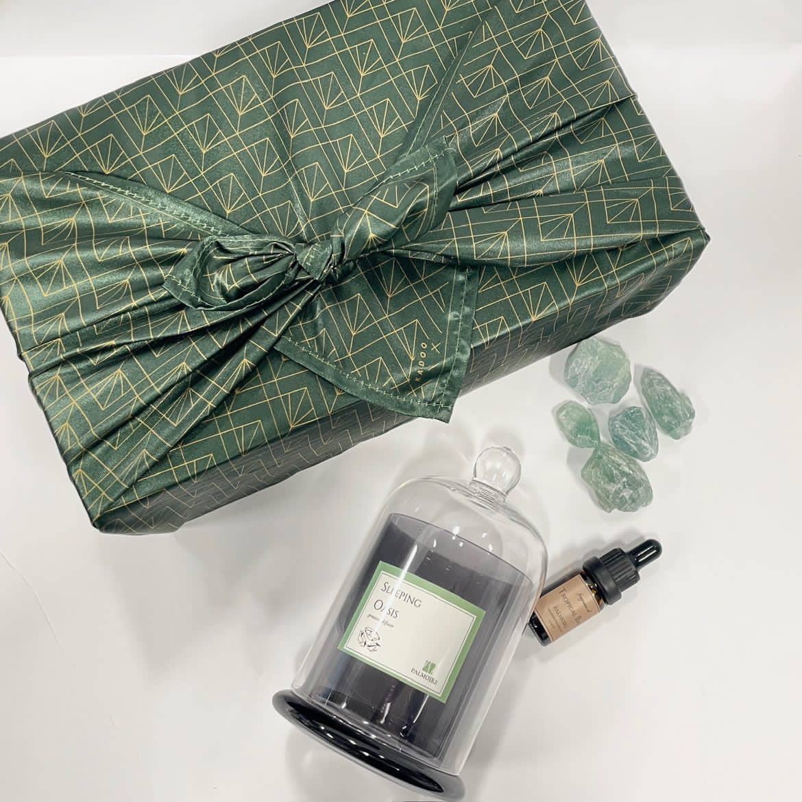 Palmoire Home Fragrance - Vente Diffuseur à tiges - Diffuseur Sleeping Oasis avec pierre précieuse [pomme/ambre]3