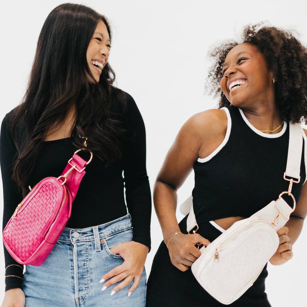 Pretty Simple - Wholesale Crossbody Bag - Women's - Waverly Woven Sling Bag Wholesale13