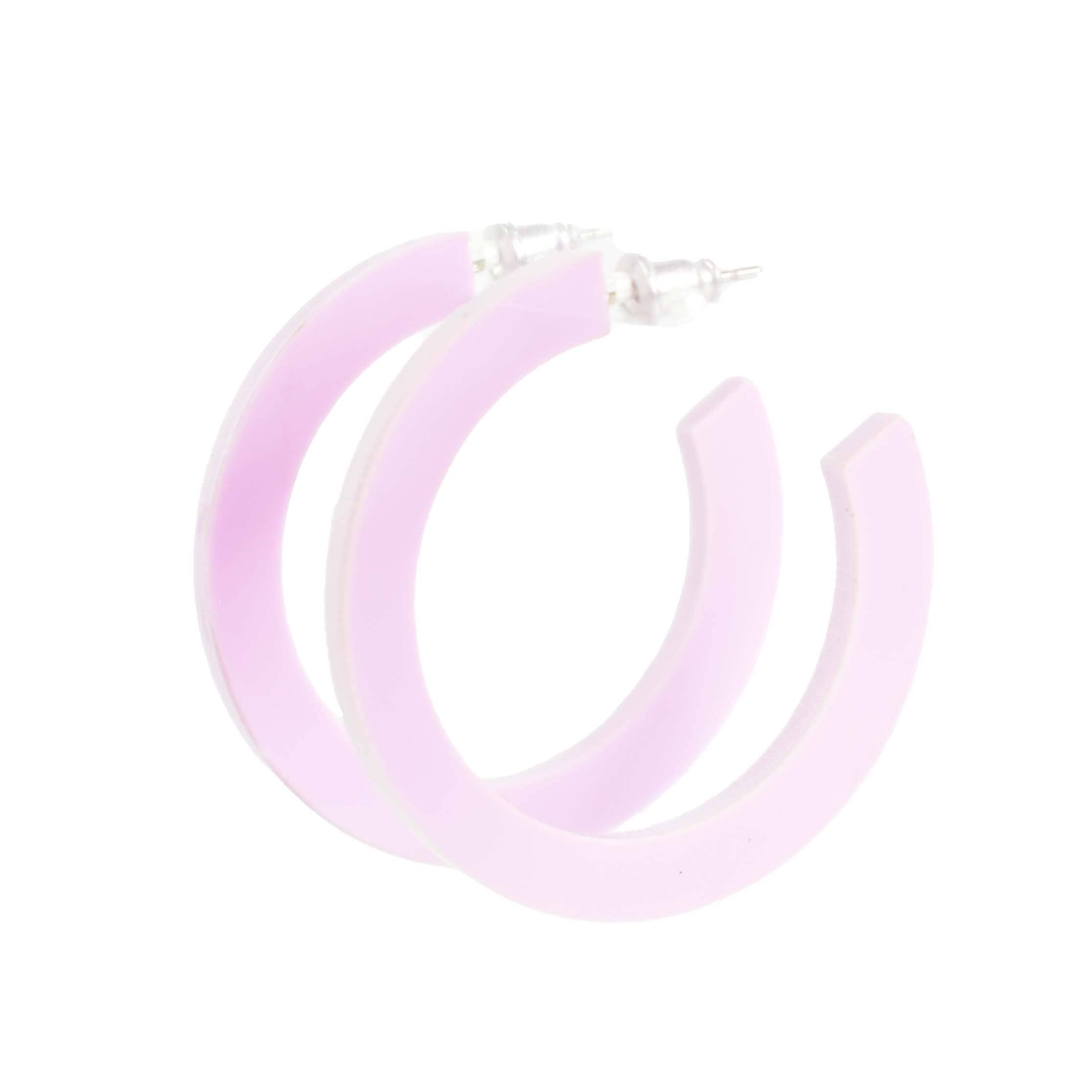 The Paper Dress – wholesale Hoop earrings – Colorful Lightweight Acrylic Hoop Earrings92