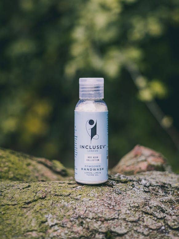 Inclusev Luxury Eco handwaspoeder - limoen en tijm 25G voor wholesale door Inclusev Cosmetics