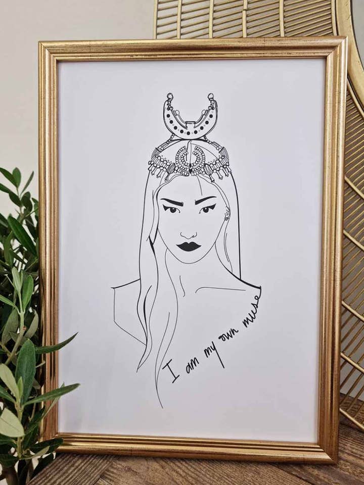 Affiche COYOQUI - format A4 - 21x29,7cm pour la vente par Leonor Roversi