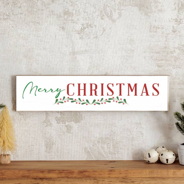 Señal de madera de granero de Feliz Navidad para venta al por mayor de Rustic Marlin