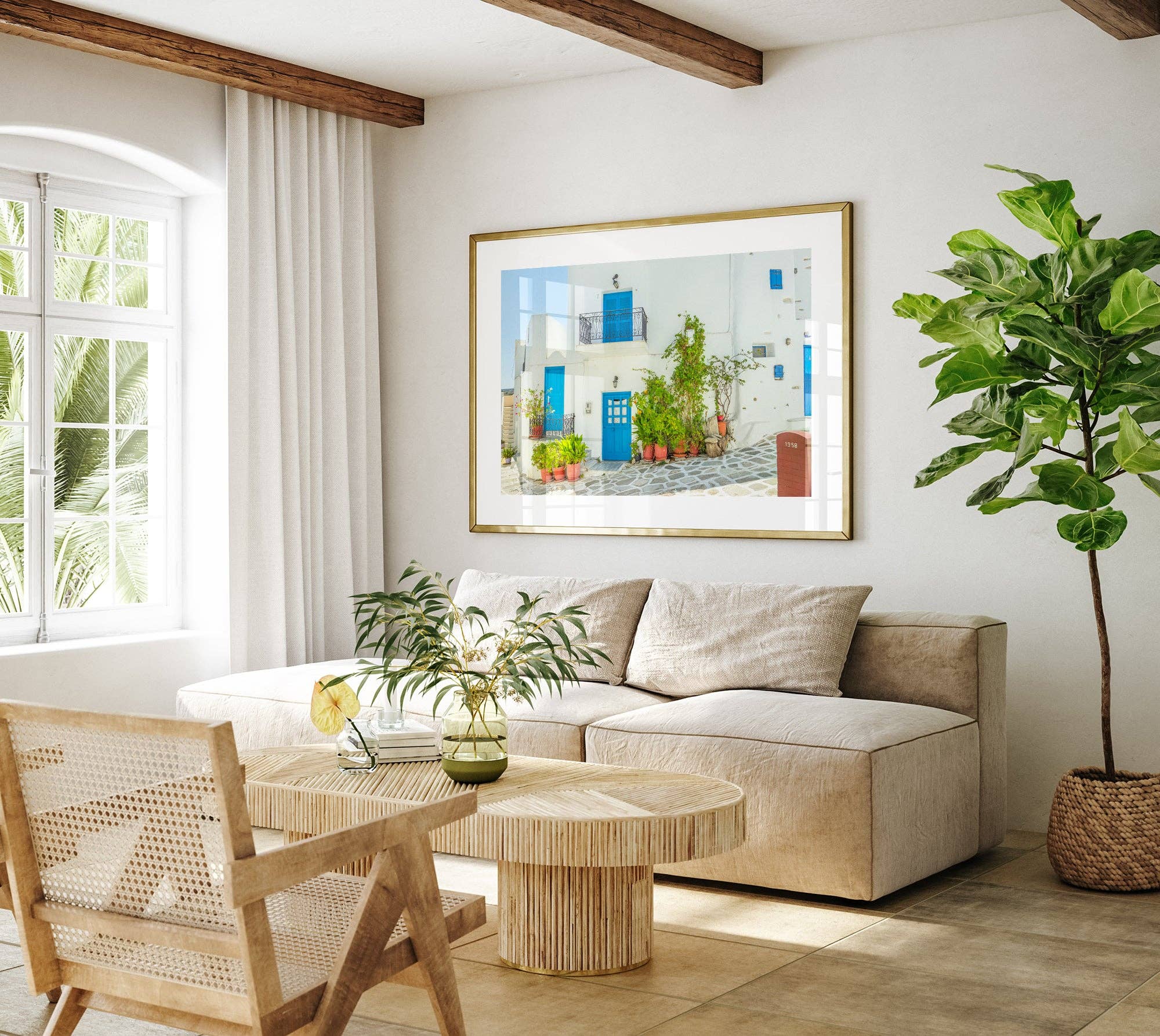 Natasha Riha Photography - Wholesale Photograph - White Cyclades House | Fine Art Photography Print4