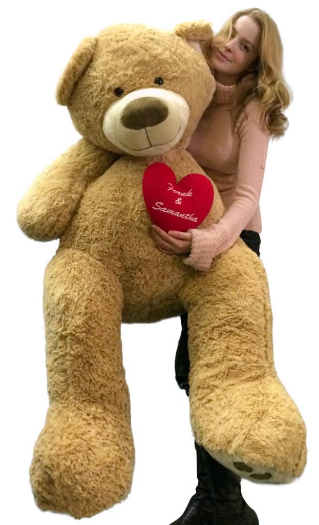 Big Plush - Vente Peluche – enfant et bébé - Ours en peluche géant personnalisé pour la Saint-Valentin, doux et lourd, 1,5 m1