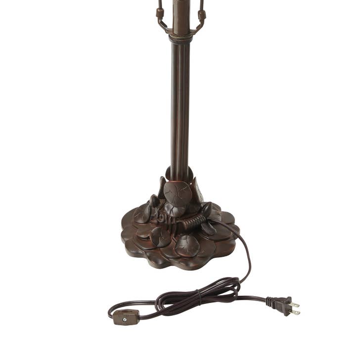 River of Goods - Wholesale Accent/Desk Lamp - 26" Tiffany Stained Glass Table Lamp - Pond Lily Bell Shade10