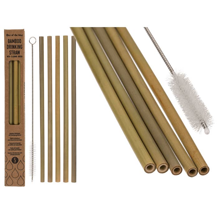 Out of the blue KG – Engroshandel Sugerør – Drikkehalm med rensebørste,