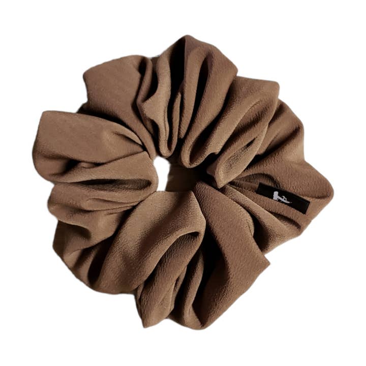 Elastico per capelli retrò satinato opaco COCOA per la vendita all'ingrosso da parte di Tazzlyfe